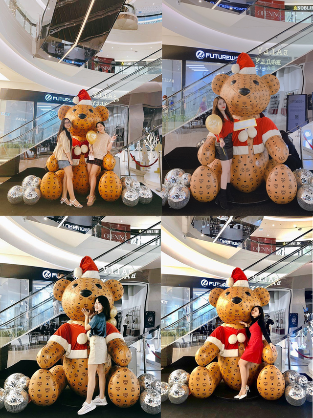 Giới trẻ h&agrave;o hứng check-in c&ugrave;ng MCM Giant Bear tại TTTM Crescent Mall quận 7 - Ảnh 4.