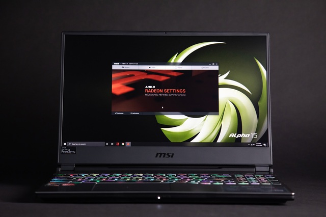 MSI Alpha 15: Laptop gaming 7nm đầu tiên trên thế giới - Ảnh 2.