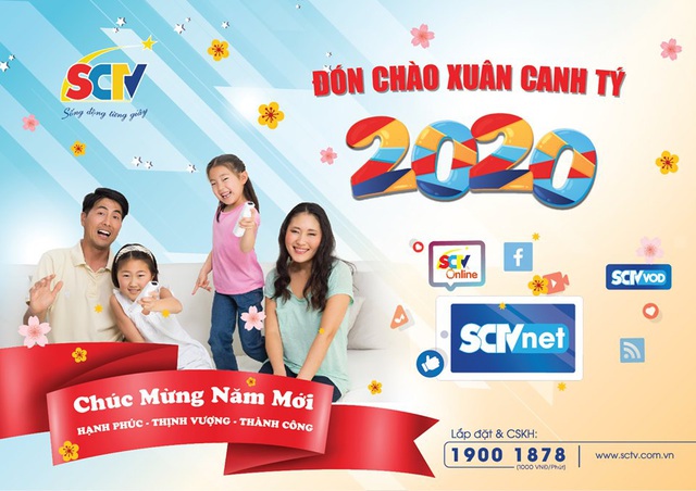 Mừng xuân Canh Tý 2020 SCTV tri ân khách hàng với nhiều ưu đãi lớn - Ảnh 1.