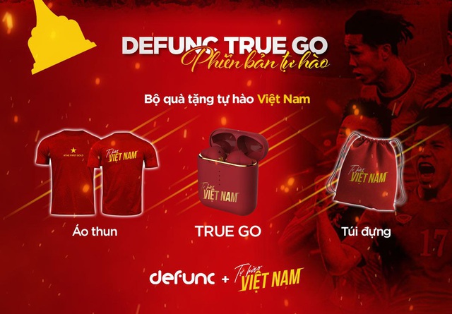 Tai nghe Defunc True Go “tái xuất” Lazada sau đợt hết hàng kỷ lục với phiên bản cho bóng đá Việt Nam - Ảnh 4.