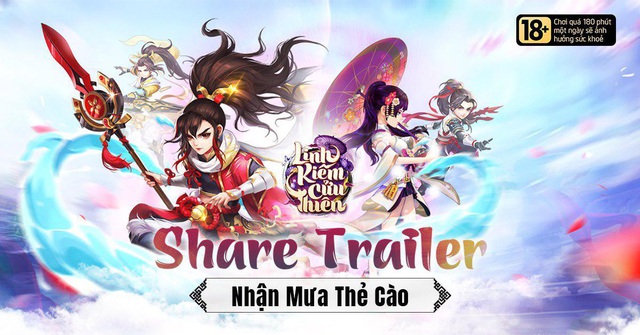 NPH VGP tung trailer cực đỉnh của Linh Kiếm Cửu Thiên cùng với cơn mưa quà tặng tới các game thủ - Ảnh 1.