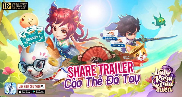 NPH VGP tung trailer cực đỉnh của Linh Kiếm Cửu Thiên cùng với cơn mưa quà tặng tới các game thủ - Ảnh 2.