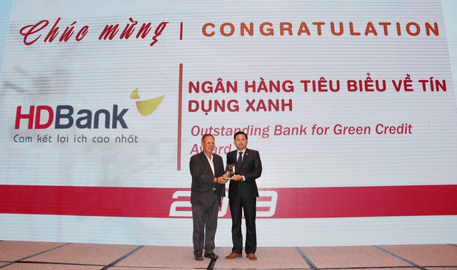 HDBank nhận giải Ngân hàng tiêu biểu về Tín dụng Xanh - Ảnh 1.