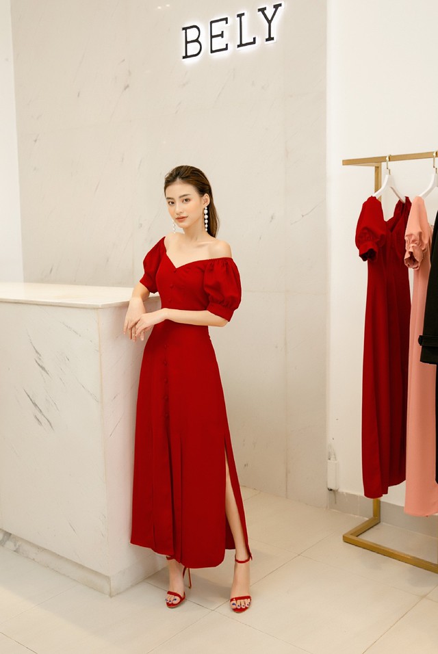 D&agrave;n mỹ nh&acirc;n Việt đồng loạt đụng h&agrave;ng mẫu v&aacute;y si&ecirc;u hot của thời trang BELY - Ảnh 6.