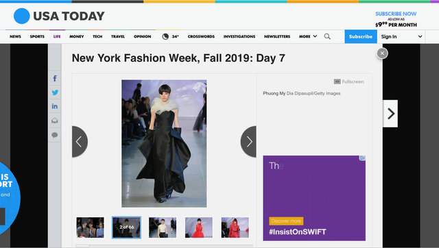 VOGUE Mỹ, VOGUE Tây Ban Nha và hàng loạt tạp chí thời trang thế giới đồng loạt đưa tin về show diễn PHUONG MY tại NYFW - Ảnh 6.