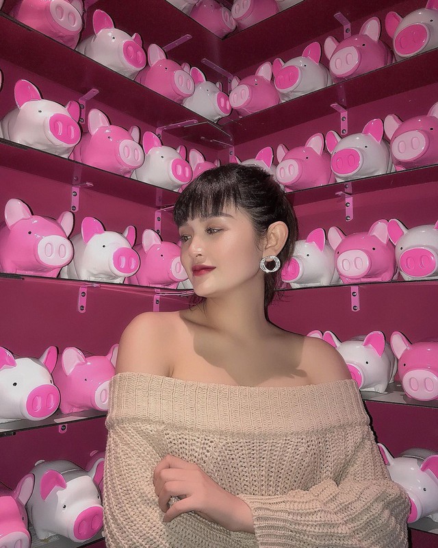 Bức tường lợn hồng 1.000 con si&ecirc;u cute được giới trẻ check-in rần rần dịp đầu năm Kỷ Hợi - Ảnh 6.