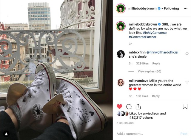Viên kim cương Hollywood Millie Bobby Brown ủng hộ Converse phát động chiến dịch nữ quyền Love The Progress - Ảnh 2.