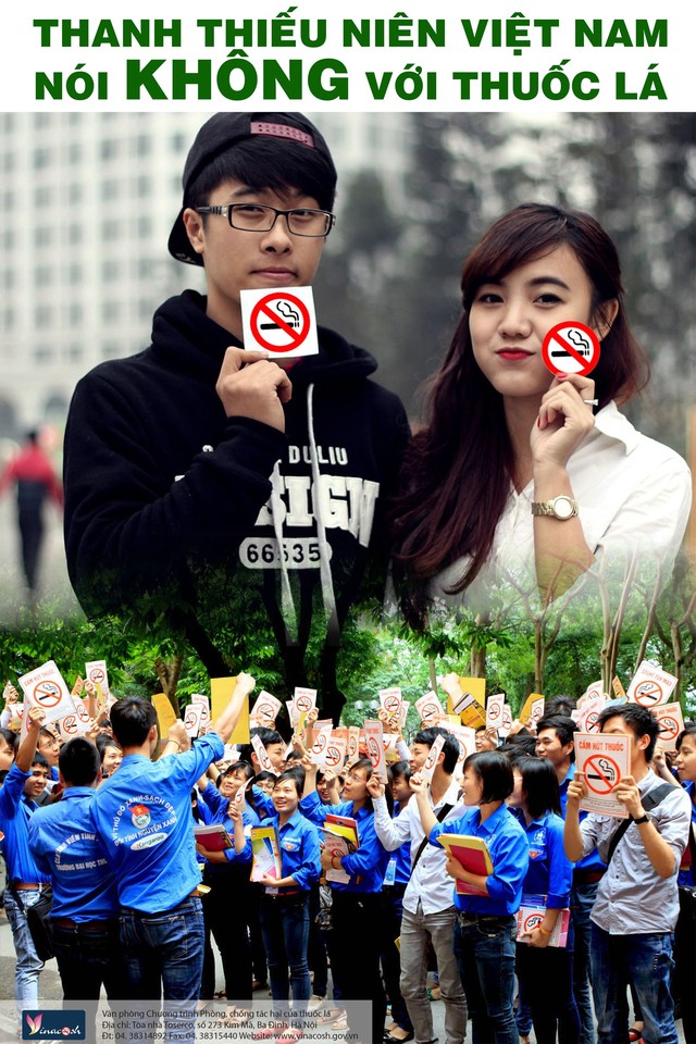 Vận động nói không với thuốc lá: Những sáng tạo bất ngờ - Ảnh 1.