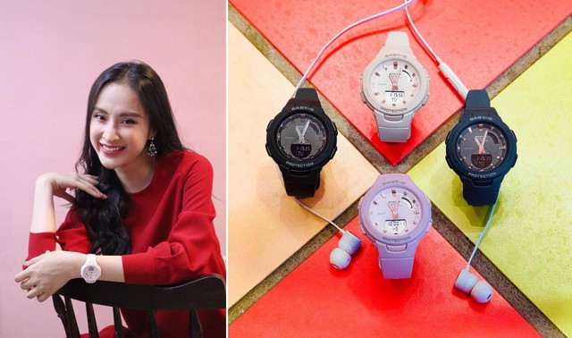 Casio ra mắt đồng hồ nữ c&oacute; bluetooth khiến Angela Phương Trinh m&ecirc; mẩn - Ảnh 6.
