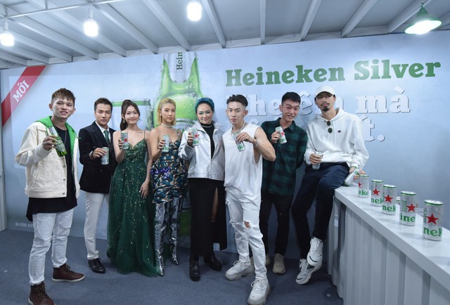 Đen Vâu, Châu Bùi quy tụ trong đại tiệc ra mắt Heineken Silver cực hoành tráng - Ảnh 13.