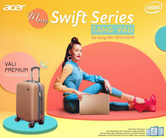 Cùng Acer Swift Series chào xuân với quà tặng vali cực “khủng” - Ảnh 5.
