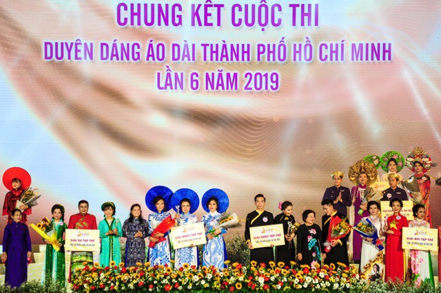 Chung kết Duyên dáng áo dài hội tụ nhiều gương mặt xuất sắc, cụ bà 79 tuổi giành giải cao - Ảnh 5.