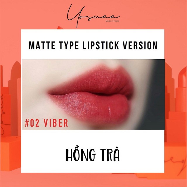 Yosuaa lại đốn tim phái đẹp dịp 8/3 với bộ sưu tập son màu sắc Yosuaa Matte Lipstick Version 3 - Ảnh 6.
