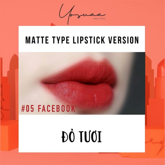 Yosuaa lại đốn tim phái đẹp dịp 8/3 với bộ sưu tập son màu sắc Yosuaa Matte Lipstick Version 3 - Ảnh 9.