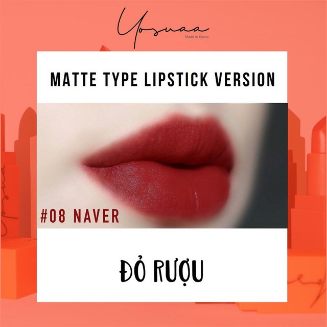 Yosuaa lại đốn tim phái đẹp dịp 8/3 với bộ sưu tập son màu sắc Yosuaa Matte Lipstick Version 3 - Ảnh 12.