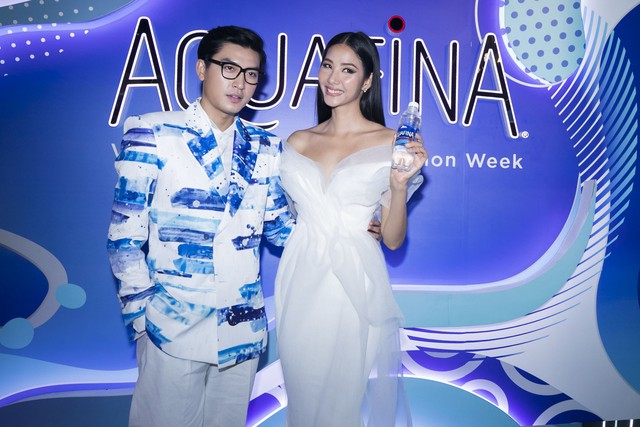 Bộ ba Thang Hằng - Quang Đại - Ho&agrave;ng Th&ugrave;y c&ocirc;ng ph&aacute; thảm đỏ Aquafina VIFW - Ảnh 4.