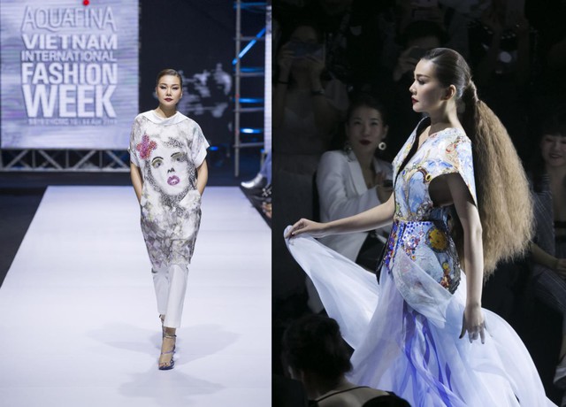 Bộ ba Thang Hằng - Quang Đại - Ho&agrave;ng Th&ugrave;y c&ocirc;ng ph&aacute; thảm đỏ Aquafina VIFW - Ảnh 8.