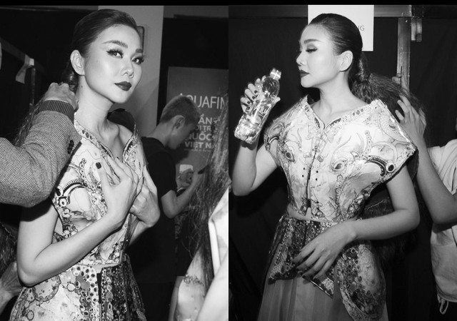 Bộ ba Thang Hằng - Quang Đại - Ho&agrave;ng Th&ugrave;y c&ocirc;ng ph&aacute; thảm đỏ Aquafina VIFW - Ảnh 10.