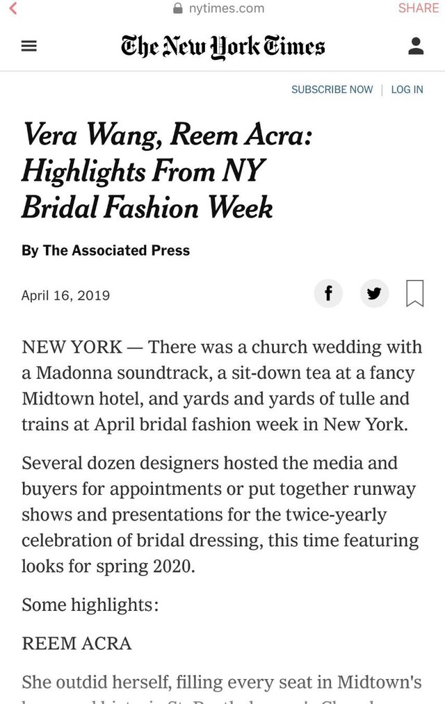 PHUONG MY xuất hiện trên hàng loạt báo Mỹ sau New York Fashion Week Bridal - Ảnh 3.