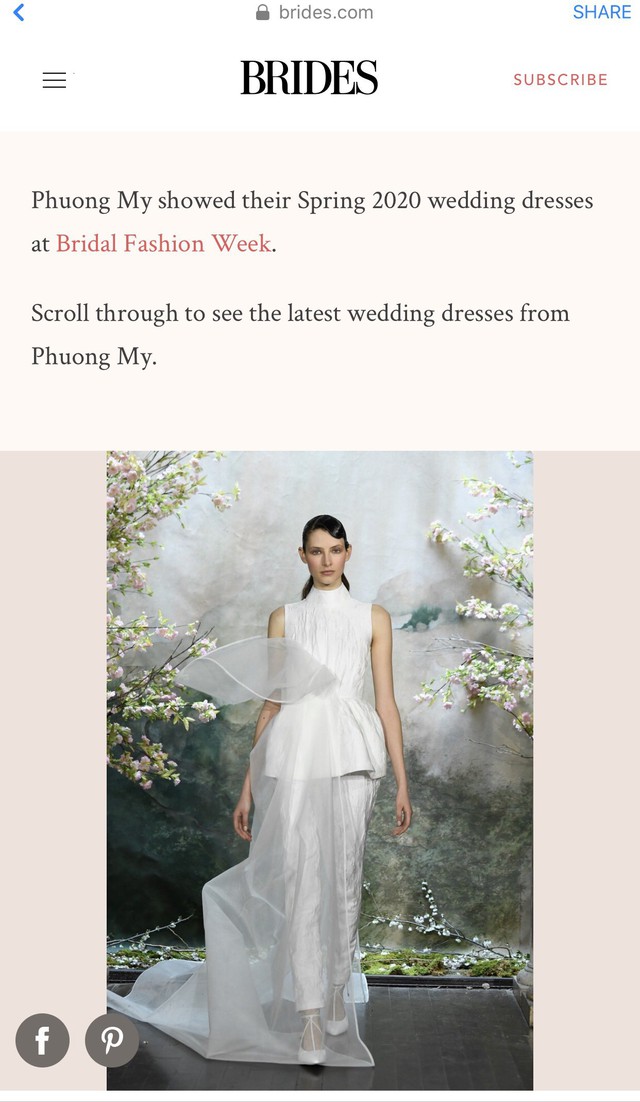 PHUONG MY xuất hiện trên hàng loạt báo Mỹ sau New York Fashion Week Bridal - Ảnh 6.