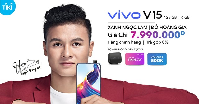 Rinh ngay bộ quà “khủng” hơn 2 triệu đồng khi mua Vivo V15 tại Tiki - Ảnh 1.