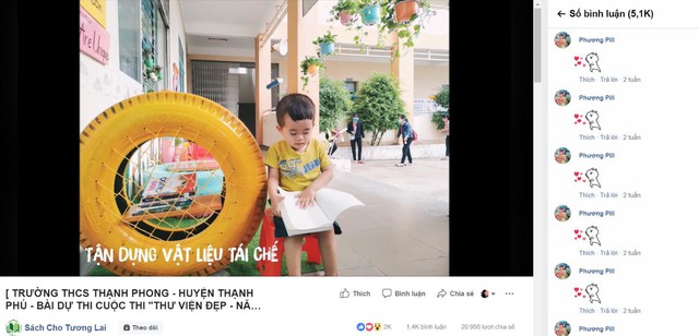 &ldquo;Thư viện Đẹp - Năng động&rdquo;: Cuộc thi được đ&ocirc;ng đảo học sinh Bến Tre hưởng ứng thời gian gần đ&acirc;y - Ảnh 5.