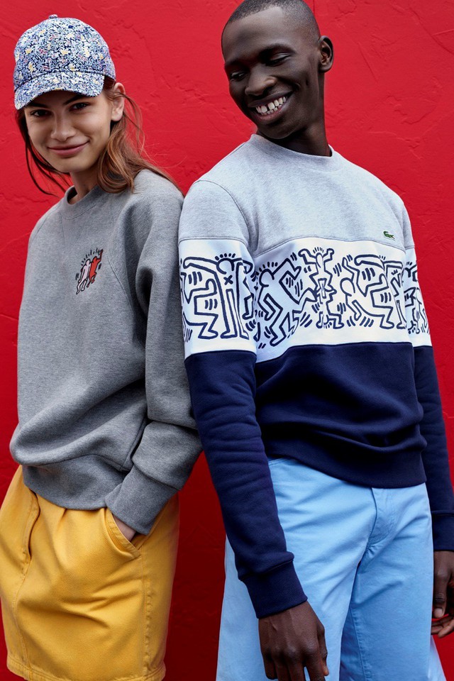 &ldquo;Nh&agrave; c&aacute; sấu&rdquo;&nbsp;Lacoste&nbsp;cho ra mắt BST mới kết hợp c&ugrave;ng Keith Haring - Ảnh 1.