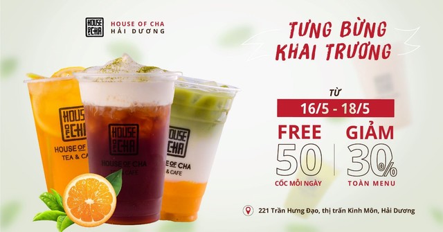 Trà sữa House of Cha khai trương chi nhánh tại Hải Dương - Ảnh 4.