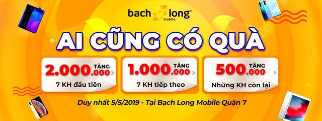 Khai trương Bạch Long Mobile Q7: Tặng ngay 7 triệu, sạc dự phòng 49k, điện thoại giảm sốc! - Ảnh 1.