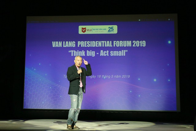 Diễn đàn VanLang Presidential Forum 2019: Giáo sư Trương Nguyện Thành truyền cảm hứng cho sinh viên - Ảnh 2.