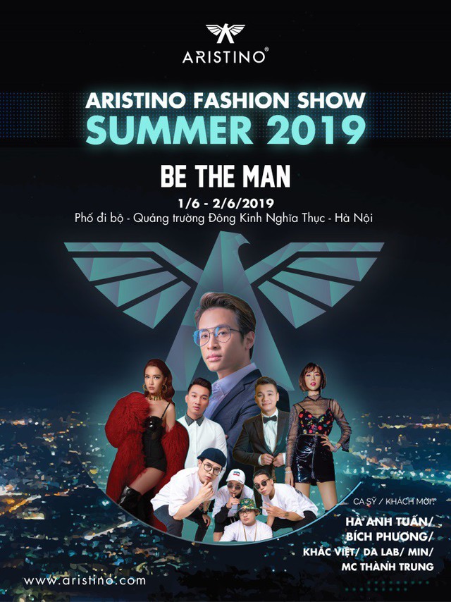 Aristino tổ chức fashion show tại phố đi bộ Hà Nội với chủ đề Be the man - Ảnh 1.