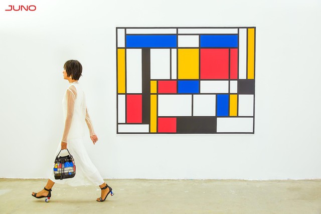Juno và hành trình thổi hồn cảm hứng nghệ thuật Mondrian vào thời trang với BST Walk Freely – Sải bước tự do! - Ảnh 1.