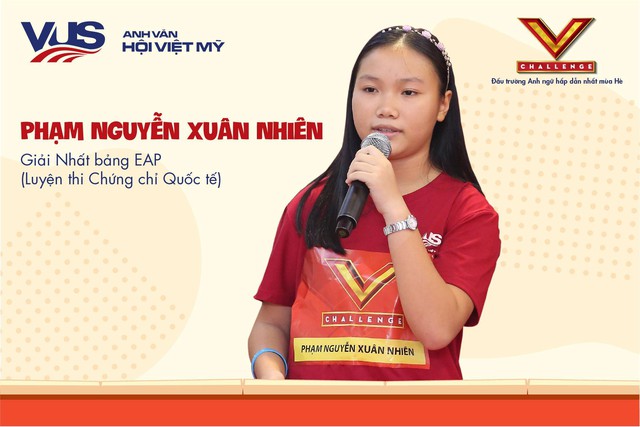 Gặp lại gương mặt học viên VUS xuất sắc đấu trường Anh ngữ V-challenge mùa đầu - Ảnh 2.