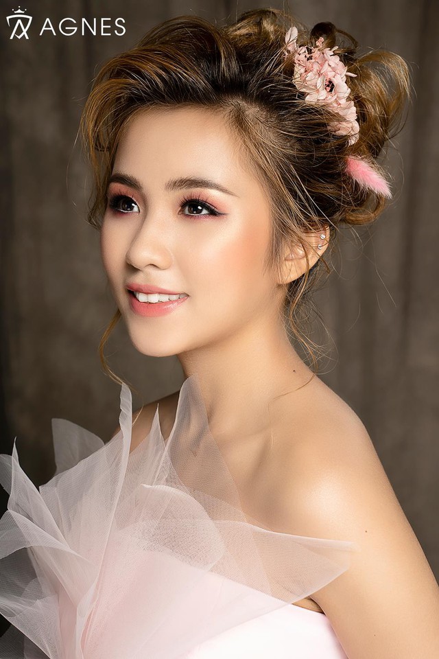 M&atilde;n nh&atilde;n với 5 phong c&aacute;ch makeup c&ocirc; d&acirc;u c&ugrave;ng Agnes Academy - Ảnh 3.