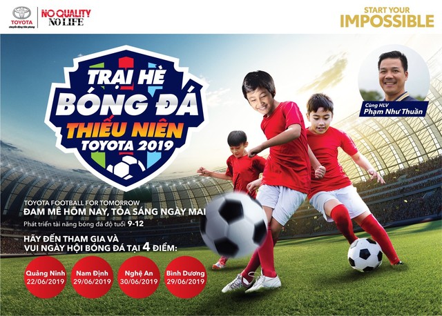 Sôi động Trại hè Bóng đá Thiếu niên Toyota 2019 - Ảnh 1.
