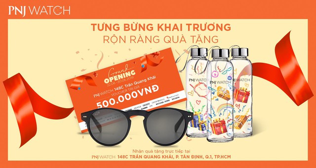 Kh&aacute;m ph&aacute; b&iacute; mật trong hộp qu&agrave; &ldquo;si&ecirc;u to khổng lồ&rdquo; tại PNJ Watch Trần Quang Khải - Ảnh 1.