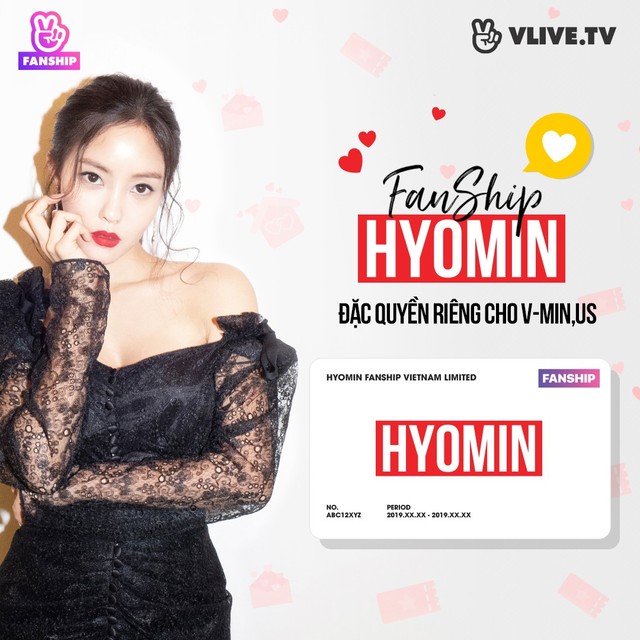 Hyomin công bố Fanship, tặng quà đặc biệt cho fan Việt - Ảnh 1.