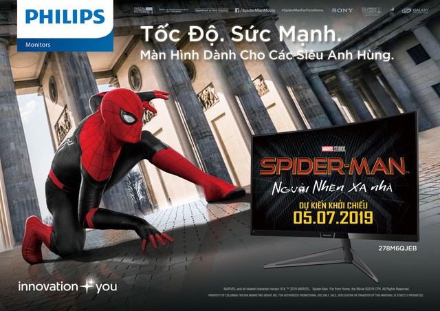 Màn hình Philips đồng hành cùng phim Spider-Man tại Việt Nam - Ảnh 1.