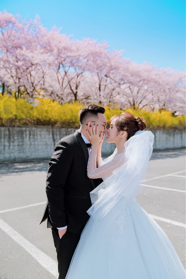 Ảnh cưới lãng mạn của Linh kute - Bước nhảy xì tin và ông xã tại Hàn Quốc - Ảnh 3.