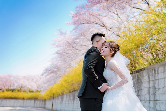 Ảnh cưới lãng mạn của Linh kute - Bước nhảy xì tin và ông xã tại Hàn Quốc - Ảnh 5.