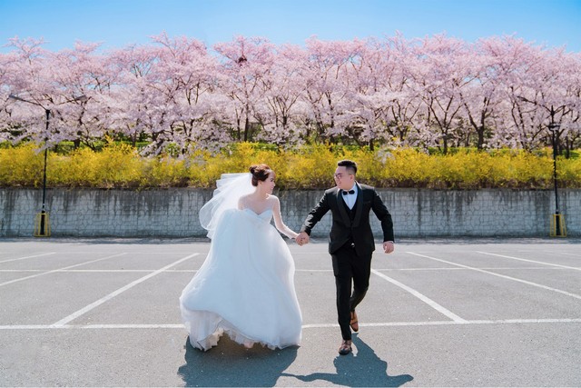 Ảnh cưới lãng mạn của Linh kute - Bước nhảy xì tin và ông xã tại Hàn Quốc - Ảnh 7.