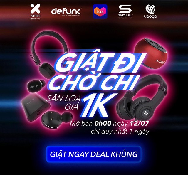 Giật deal loa bluetooth mini giá 800k chỉ với 1k duy nhất trên Lazada ngày 12/07 - Ảnh 1.