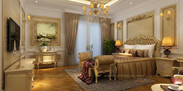 Đẹp mê mẩn với mẫu biệt thự nội thất phong cách tân cổ điển tại Vinhomes - Ảnh 2.