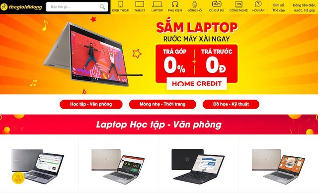 Hot: Thế Giới Di Động đang bán laptop trả góp 0%, trả trước 0 đồng - Ảnh 1.