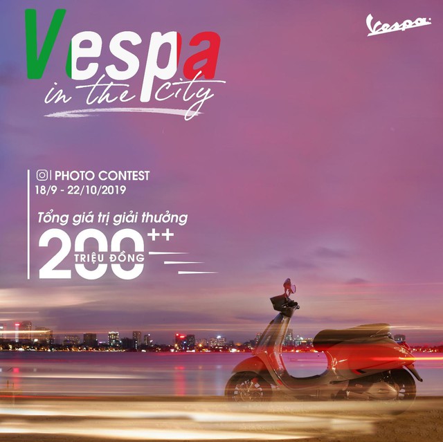 Cơ hội sở hữu 3 chiếc Vespa đang chờ người chiến thắng cuộc thi ảnh “Vespa In The City” - Ảnh 1.