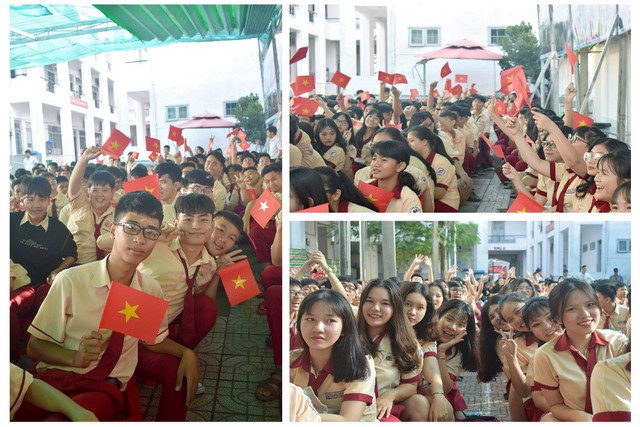 Lễ khai giảng “vui hết cỡ” của teen Mỹ Việt TP.HCM - Ảnh 2.