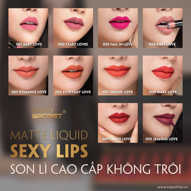 Độc đáo ý tưởng 10 cung bậc cảm xúc tình yêu trong bộ son lì không trôi Matte Liquid Sexy Lips - Ảnh 13.