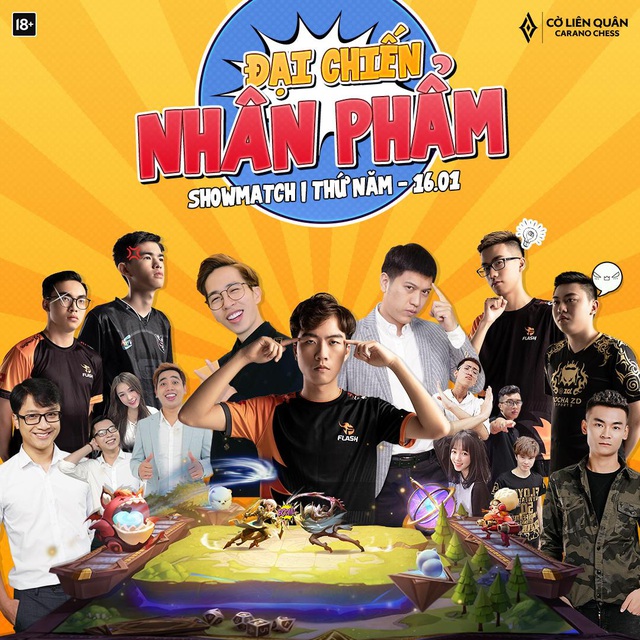 ViruSs, Tuấn Tiền Tỉ, Team Flash và hàng loạt Kols nổi tiếng tham gia showmatch Cờ Liên Quân đầu tiền - Ảnh 1.