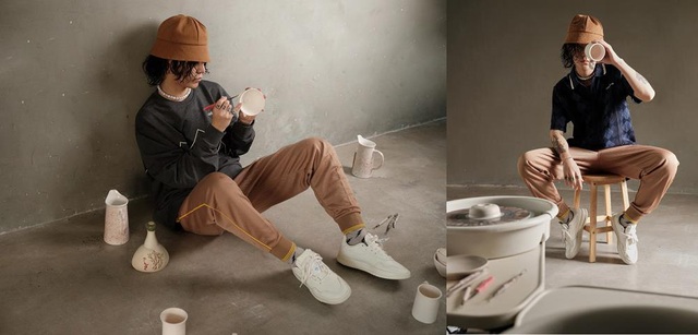 Trà Long và Hồng của Mắt Biếc siêu tinh nghịch cùng những đôi giày cổ điển của adidas - Ảnh 3.
