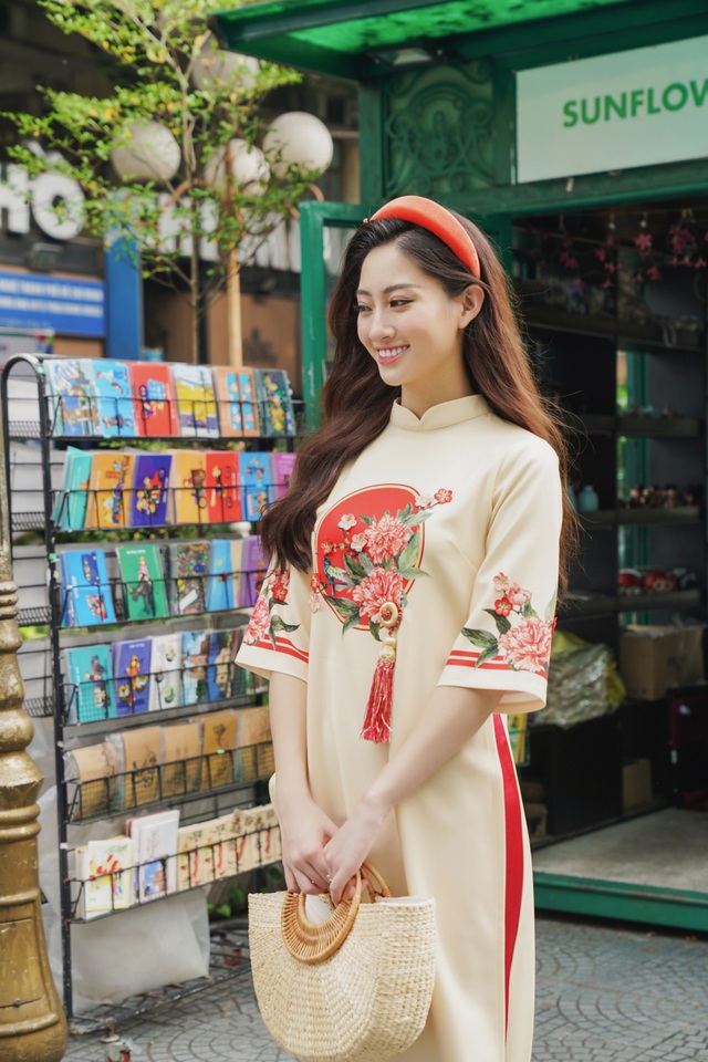 Hoa hậu Lương Thùy Linh tiết lộ xu hướng áo dài Tết dự sẽ “cháy hàng” năm nay - Ảnh 7.